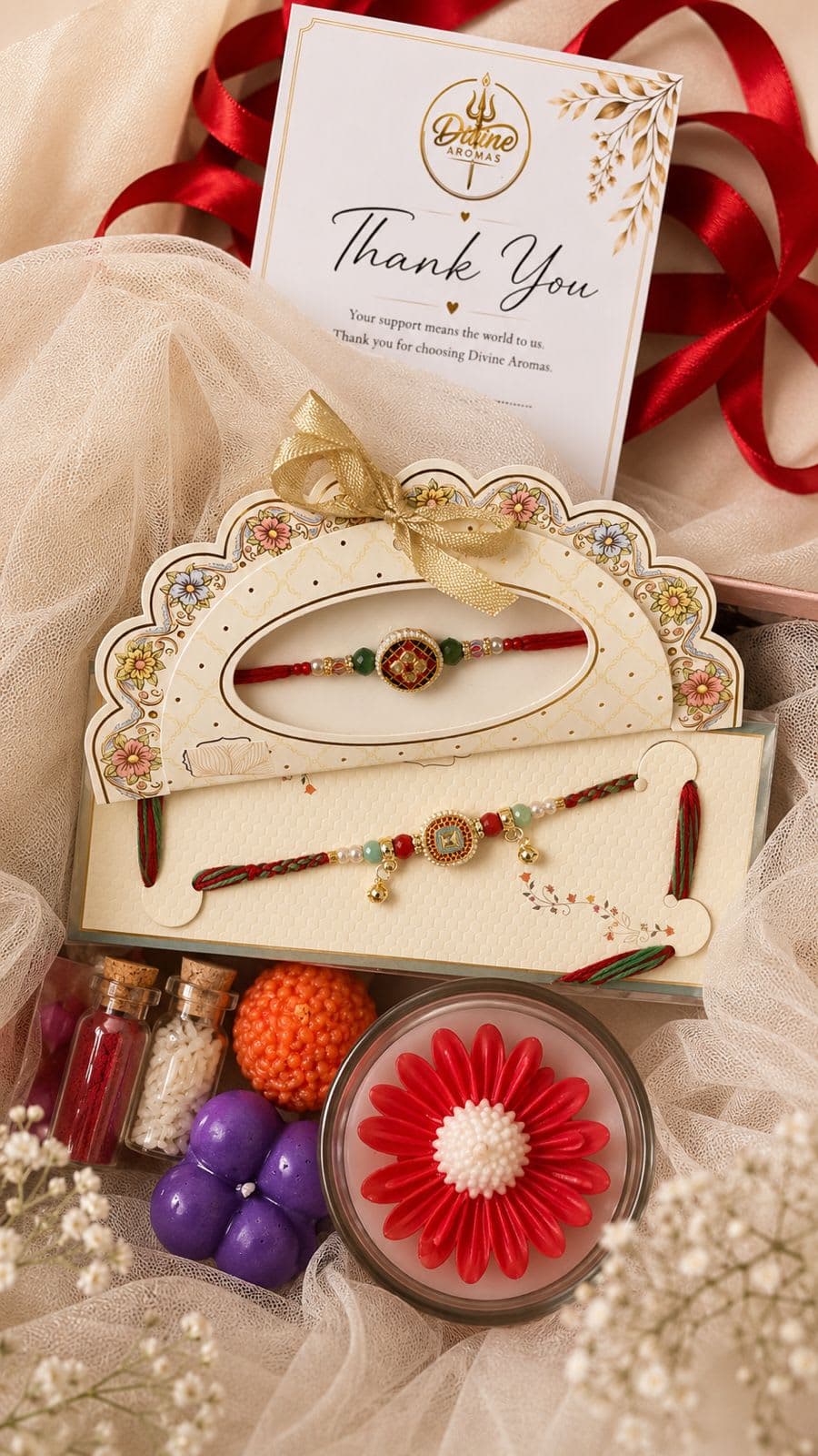 Luxe Couple Rakhi Hamper